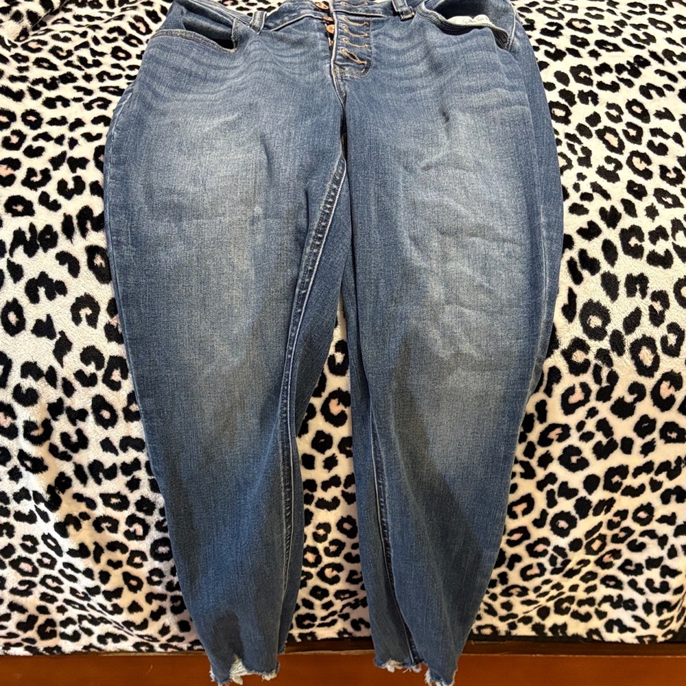 Maurices Blue Boyfriend Jeans